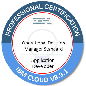 IBM Operational Decision Manager Standard V8.9.1 Application Development